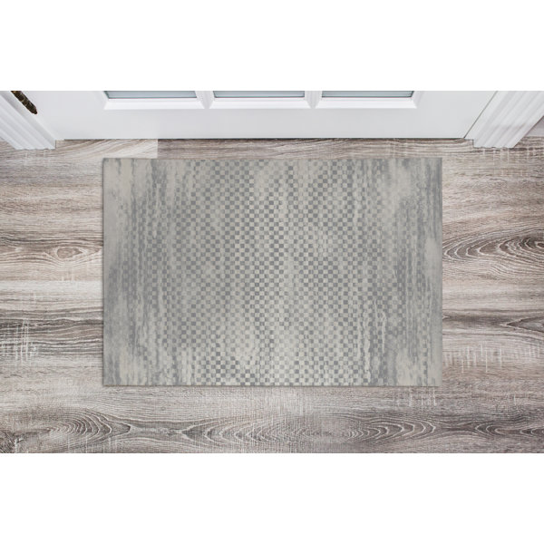 Foundry Select Glossop Synthetic Blue Rug Wayfair